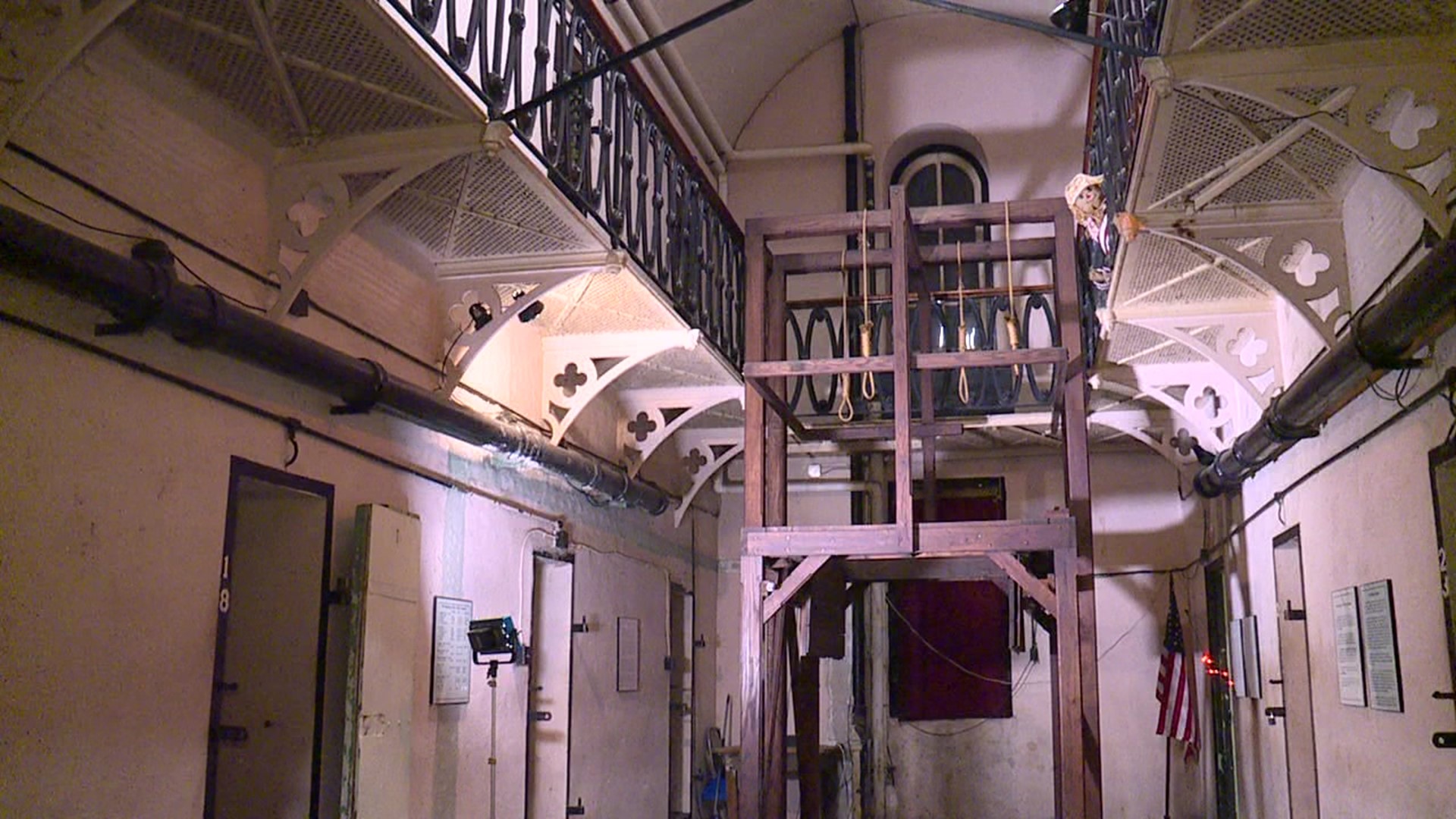 Cell block hallway